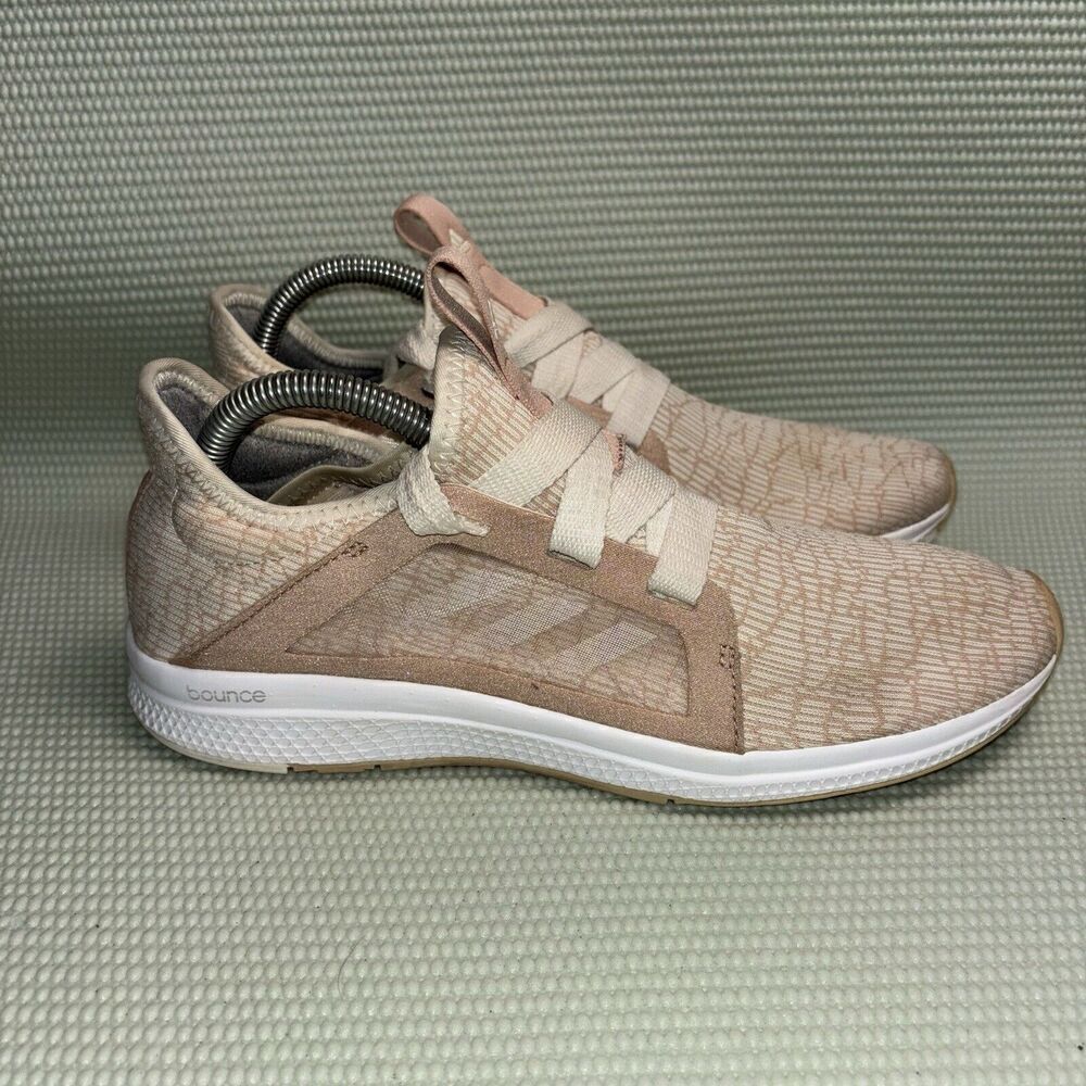 Adidas Edge Lux Athletic Running Shoes Sneakers Women Size 9.5 CQ1239 Ash Pearl